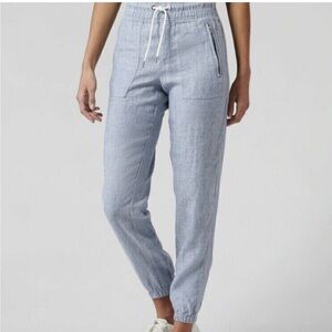 Athleta Cabo Linen Jogger Pants size 4